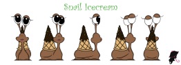 Snail icecream!