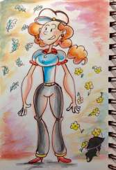 poppyseed the sailor girl ! Sketchbook